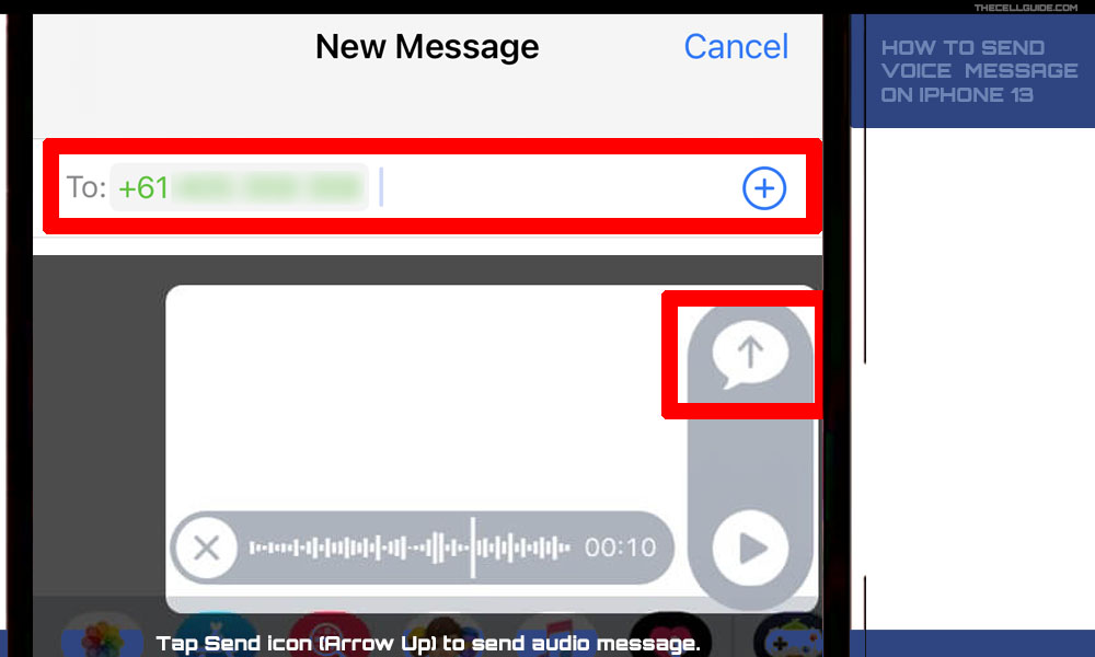 How to Create and Send Voice Messages on iPhone 13 (iOS 15.3.1)