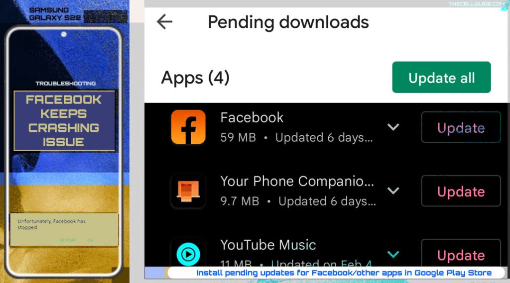 Install app updates on Play Store