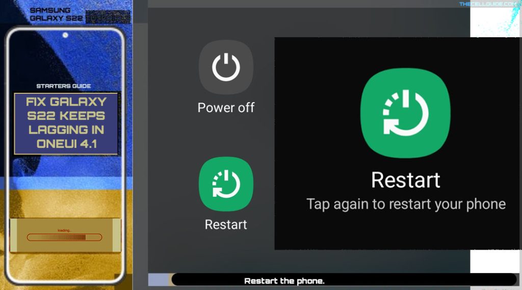 fix galaxy s22 keeps lagging in oneUI4 restart