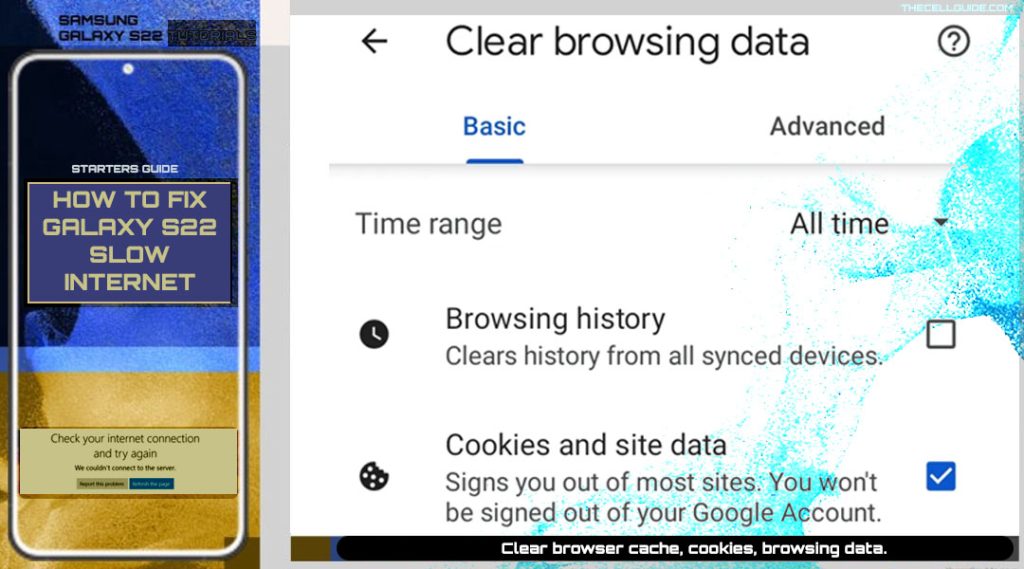 fix galaxy s22 slow internet connection issue cbc