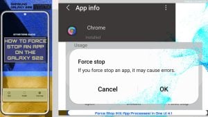 How to Force Stop an App on Samsung Galaxy S22 (OneUI 4.1)