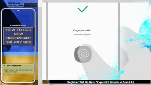 How to Register or Add Fingerprint on Samsung Galaxy S22 (OneUI 4.1)