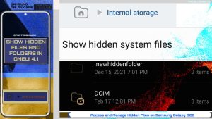 How to Show Hidden Files and Folders on Samsung Galaxy S22 (OneUI 4.1)