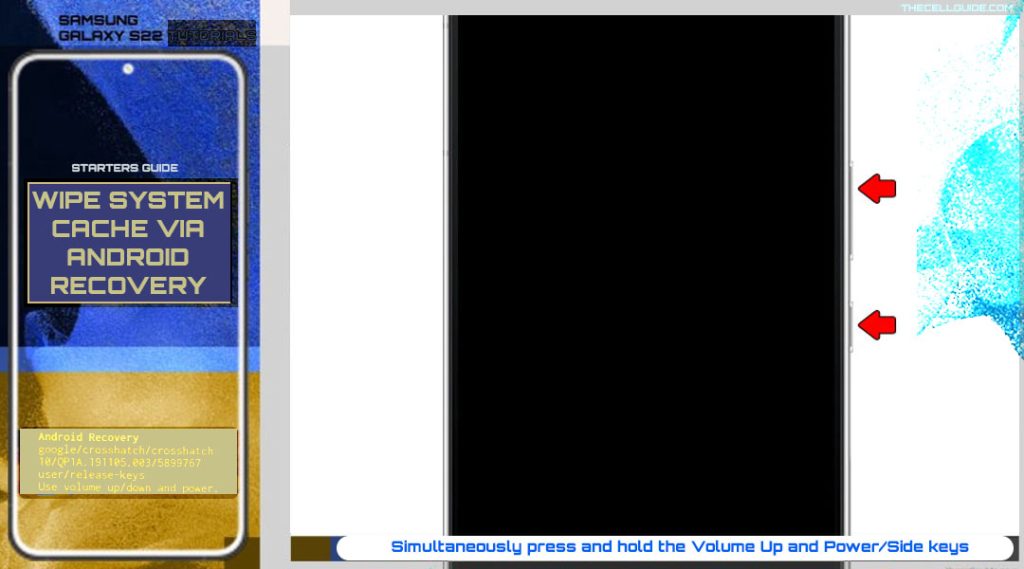 wipe cache partition galaxy s22 presshold