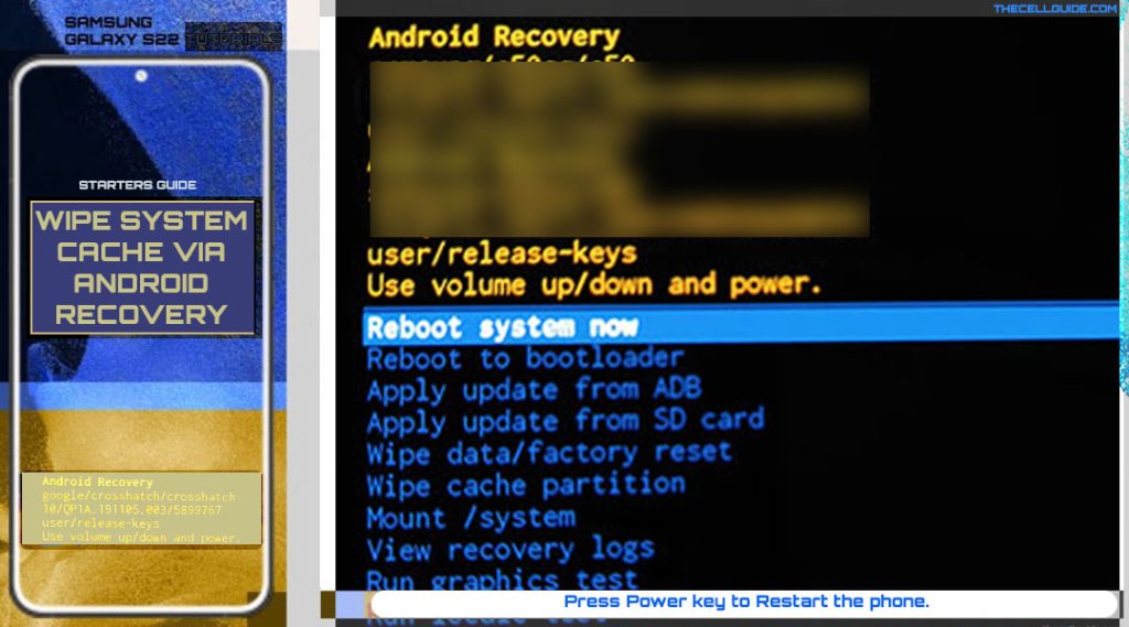 wipe cache partition galaxy s22 reboosystemnow 1