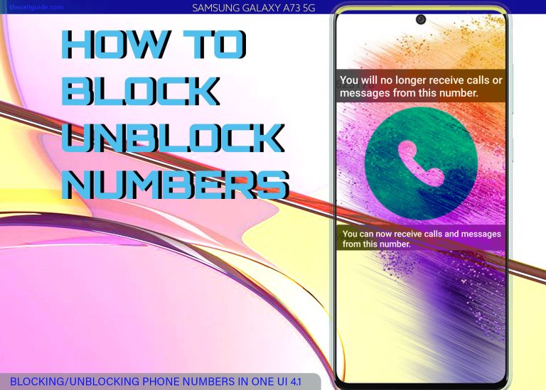 How to Block/Unblock a Phone Number on Galaxy A73 5G