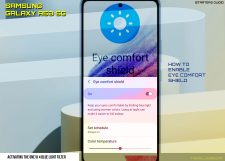 enable galaxy a53 eye comfort shield featured