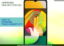 increase touch sensitivity galaxy a33 5g featured