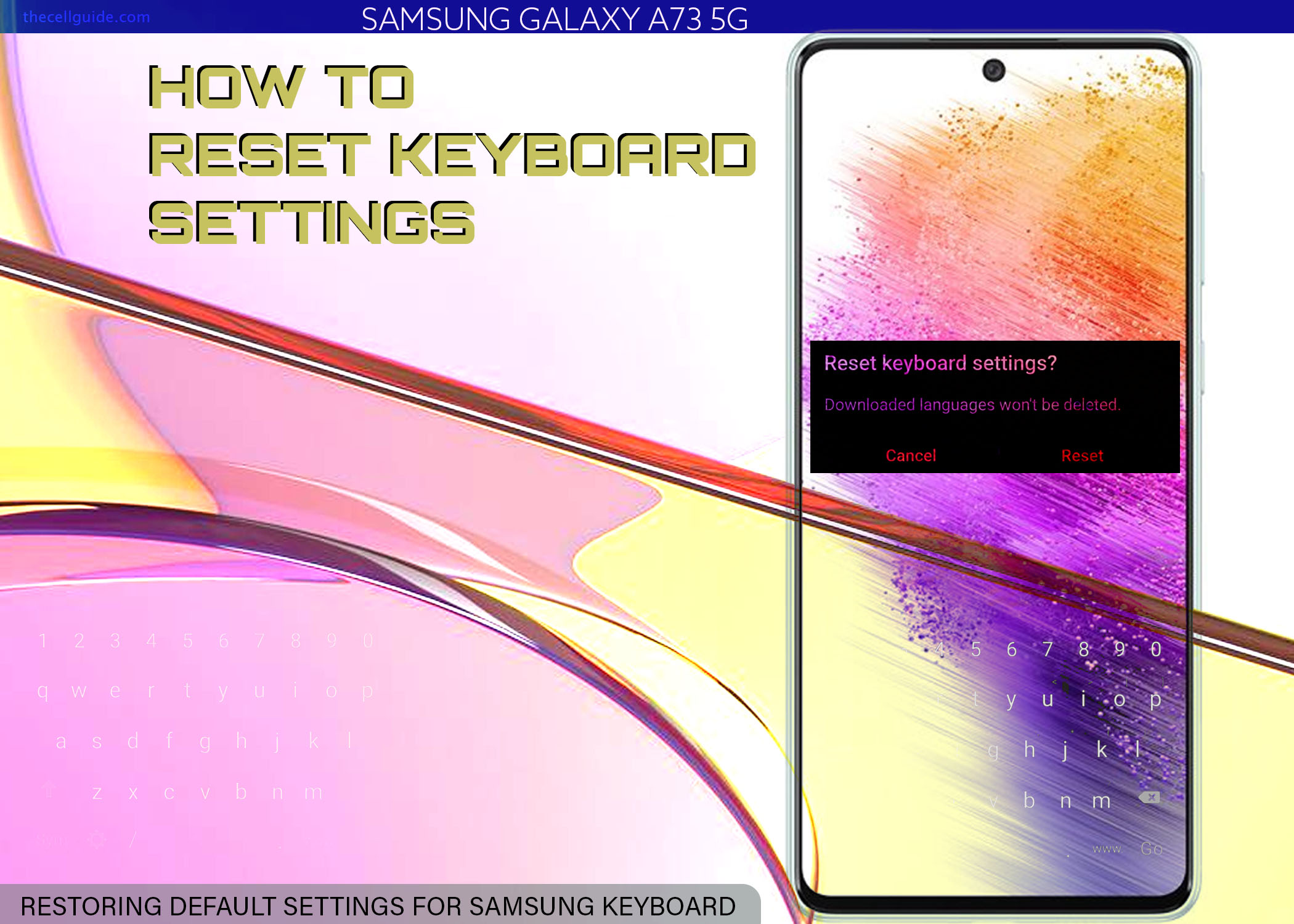 Reset keyboard settings galaxy a73 featured thecellguide