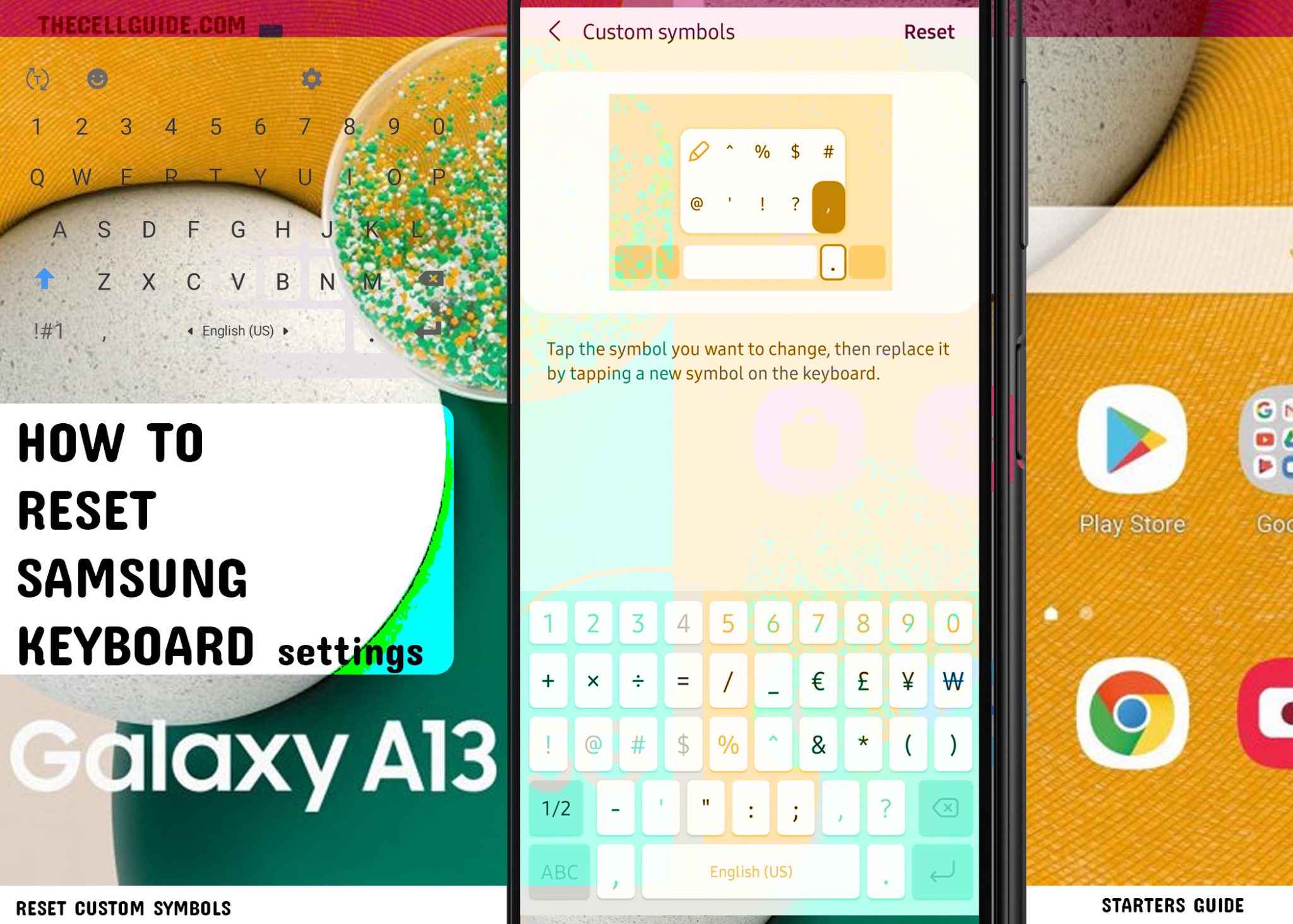 reset-samsung-keyboard-settings-galaxy-a13-CUSTOM-SYMBOLS - TheCellGuide