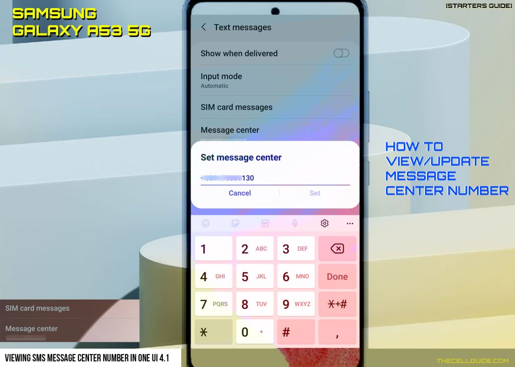 how-to-view-message-center-number-on-galaxy-a53-5g