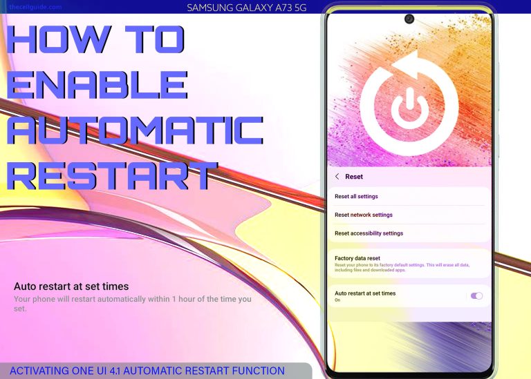 How to Activate Auto-Restart on Samsung Galaxy A73 5g