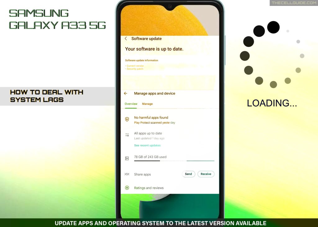 fix galaxy a33 keeps lagging UPDATE