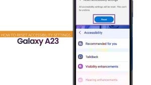 How To Reset Accessibility Settings On Galaxy A23 5g