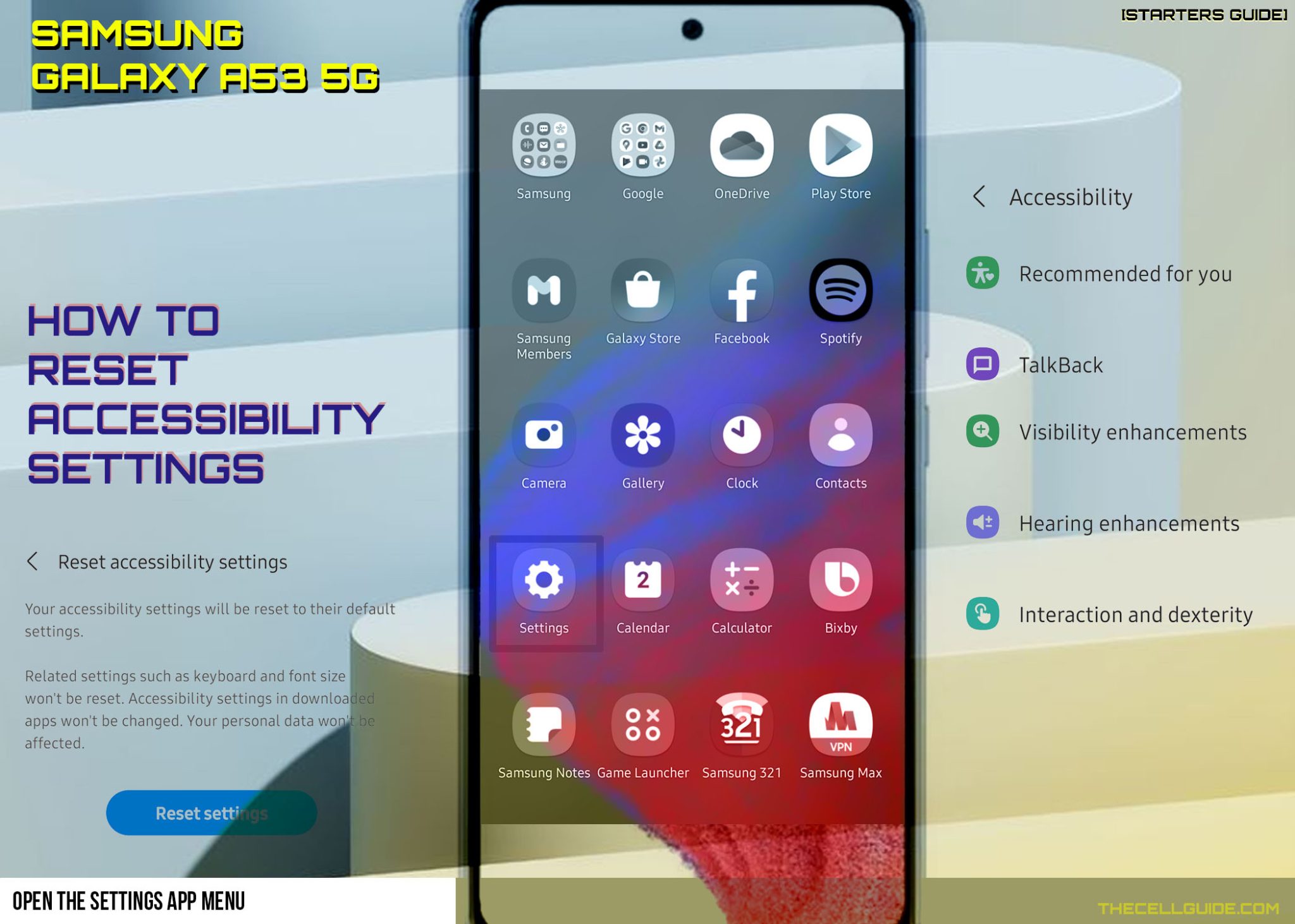 How To Reset Accessibility Settings On Samsung Galaxy A53 5g 0177