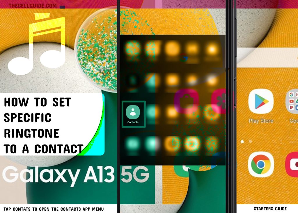 set specific ringtone to a contact galaxy a13 CONTACTSAPP