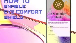 How to Enable Samsung Galaxy A73 5G Eye Comfort Shield