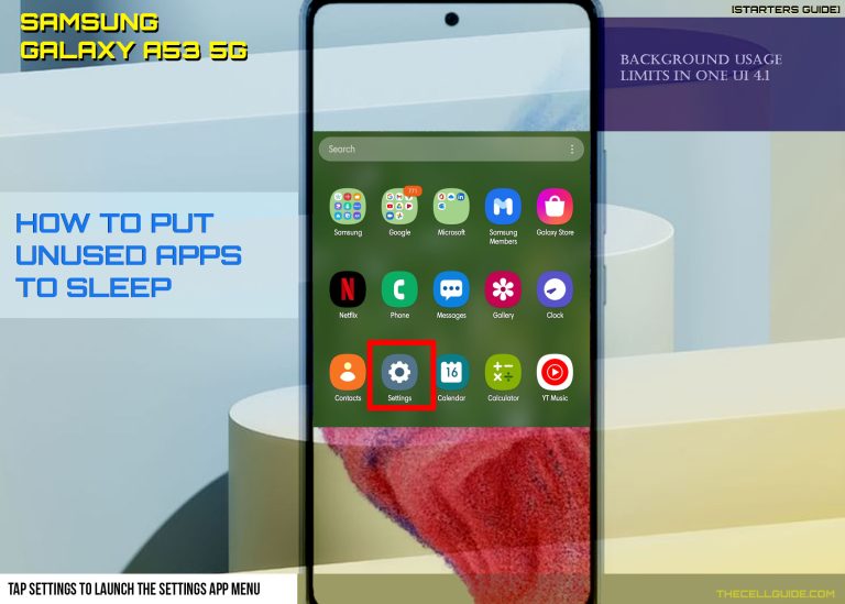 how-to-put-unused-apps-to-sleep-on-galaxy-a53-5g