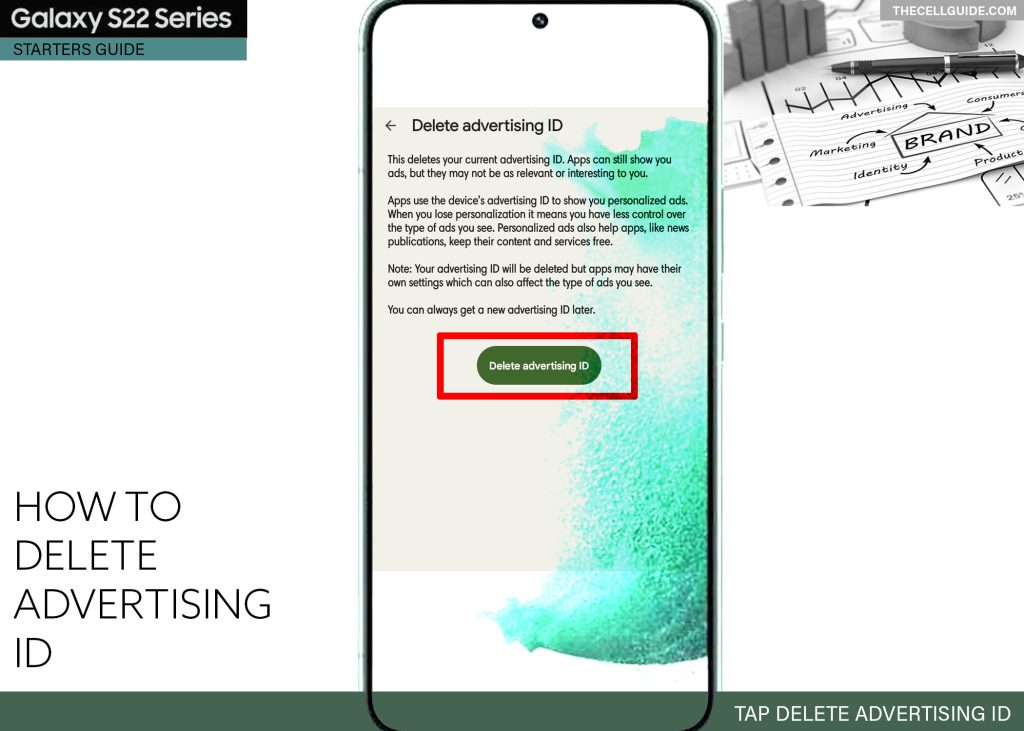 delete advertising id galaxy s22 CONFIRM