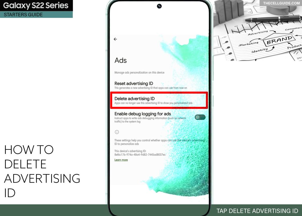 delete advertising id galaxy s22 DELETE ID