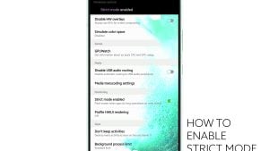 How to Enable Strict Mode on Samsung Galaxy S22
