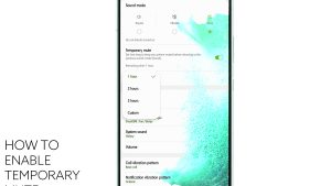 How to Enable Temporary Mute on Galaxy S22 (One UI 4.1)