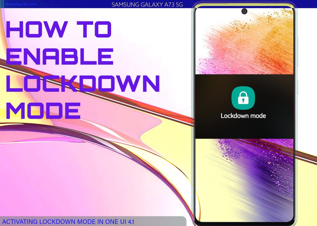 activate lockdown mode galaxy a73 featured