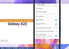 automatically delete old messages galaxy a23 featured
