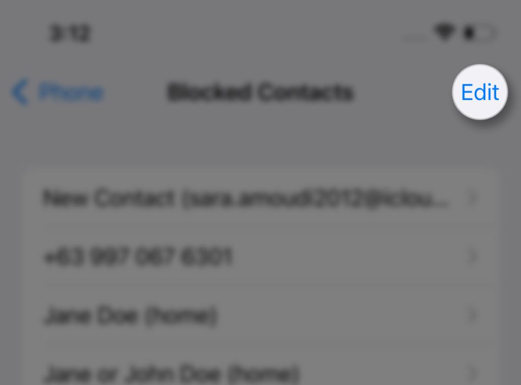 block unblock phone number iphone 15