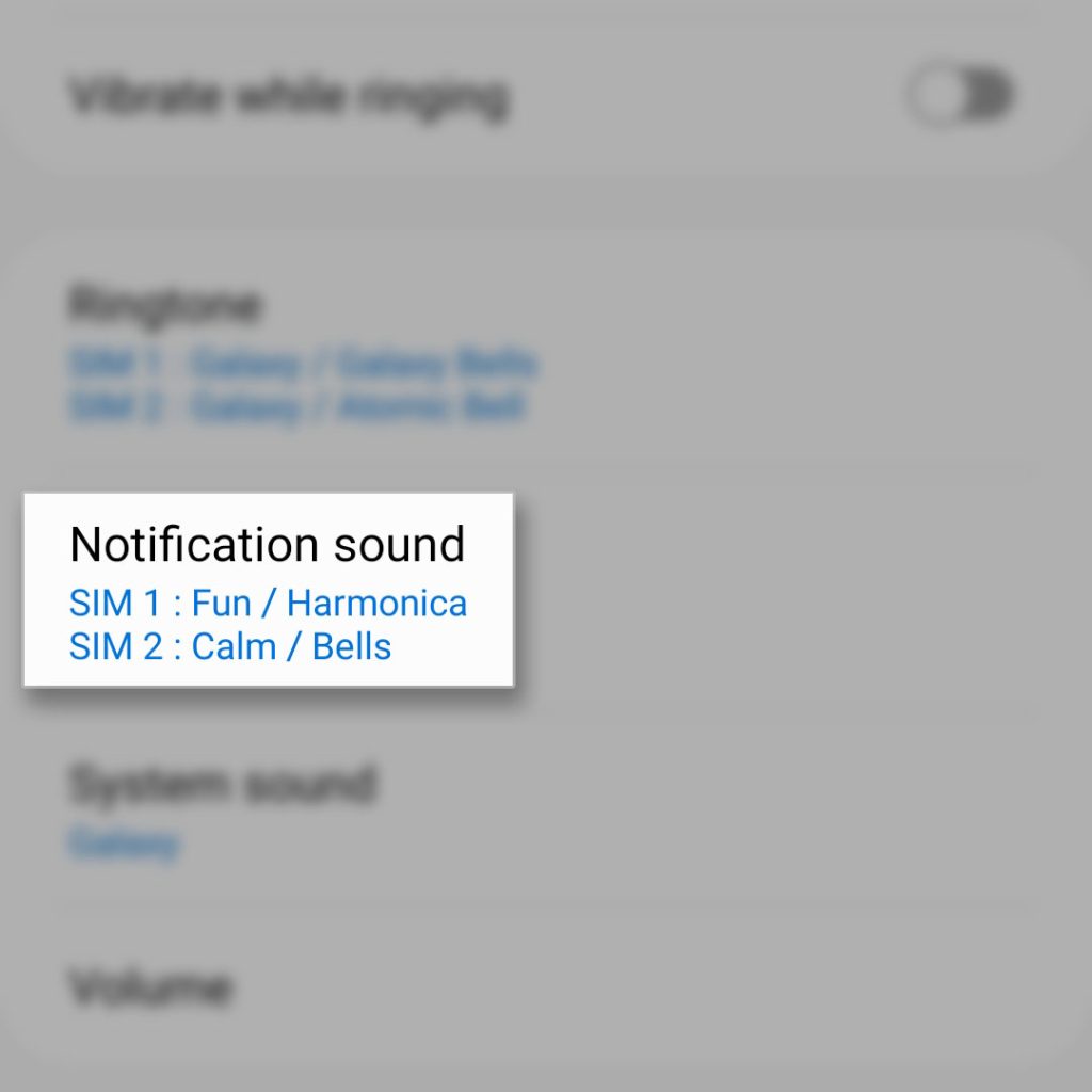 custom text notification sound galaxy s22 3
