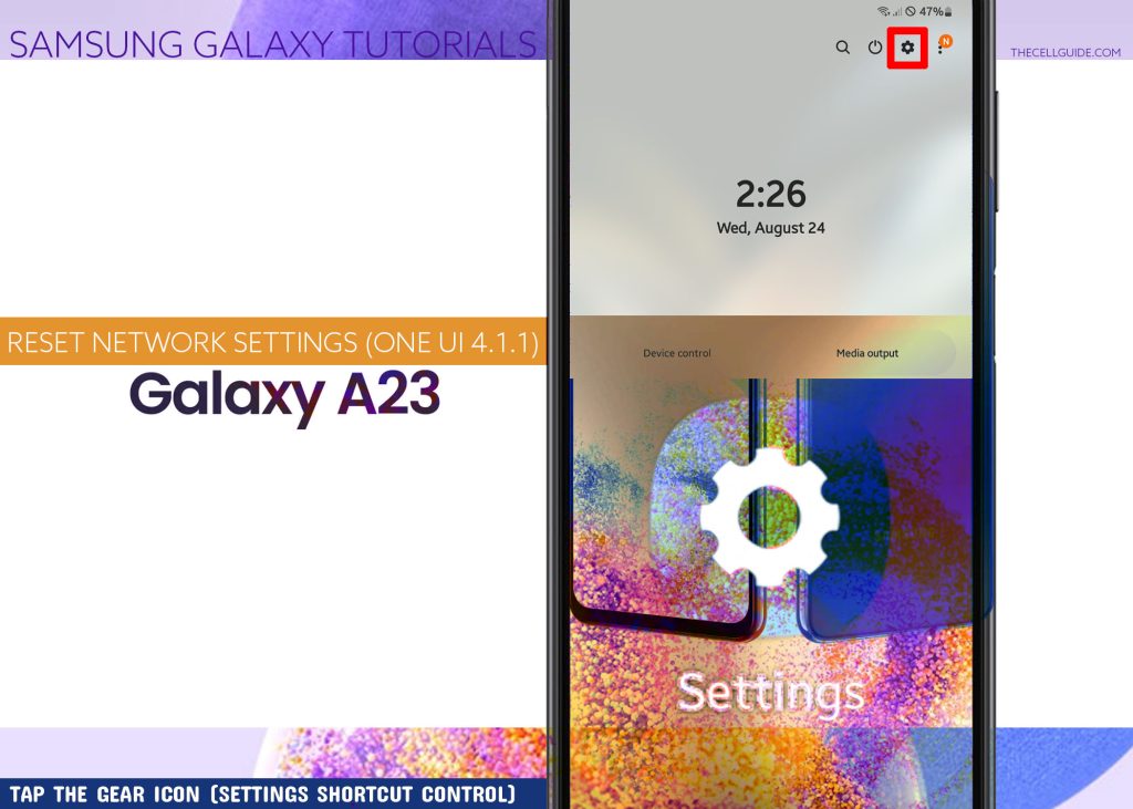 How To Reset Network Settings on Galaxy A23 5g 3 reset network settings galaxy a23 5g QP