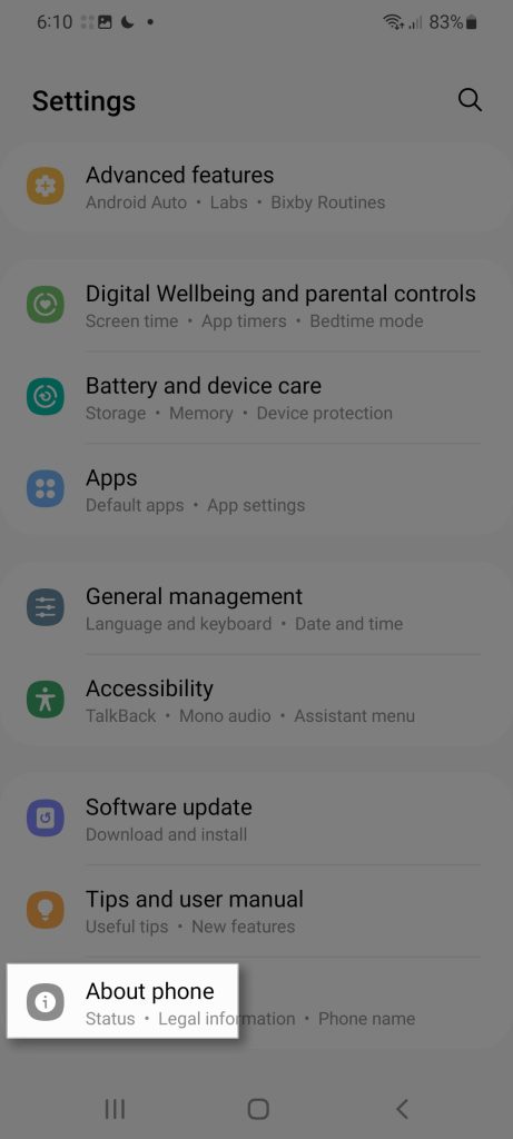 s8 developer mode 2