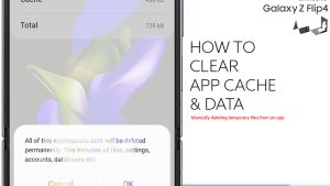 How to Clear App Cache and Data on Galaxy Z Flip4