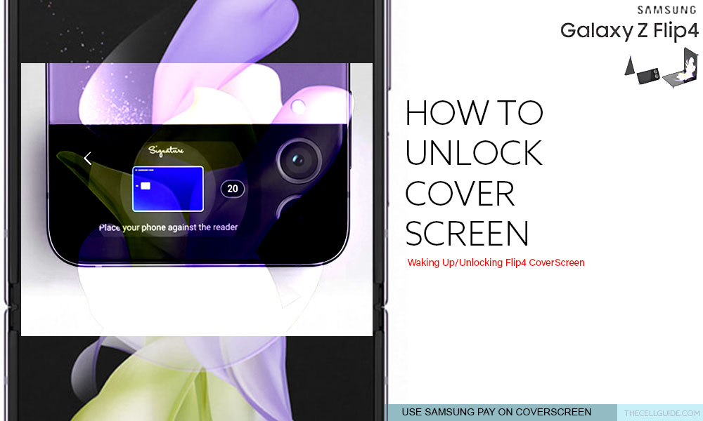 galaxy z flip4 unlock cover screen SP