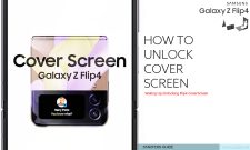 galaxy z flip4 unlock cover screen featured