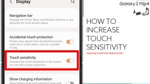 How to Increase Touch Sensitivity on Samsung Galaxy Z Flip4