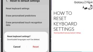How to Reset Keyboard Settings on Galaxy Z Flip4