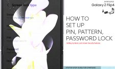 set up pin pattern password galaxy z flip4 featured