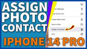 How To Assign A Photo To A Contact On Apple iPhone 14 Pro