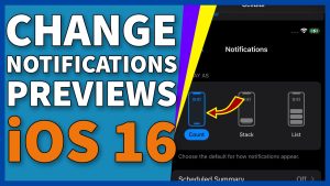 Change How Notifications Are Displayed & Don’t Show Previews In iOS 16