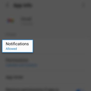 galaxy s22 change email notifications 4