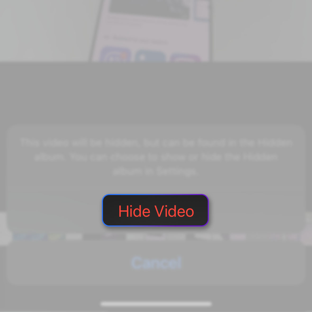 hide photos videos iphone 14 pro 6