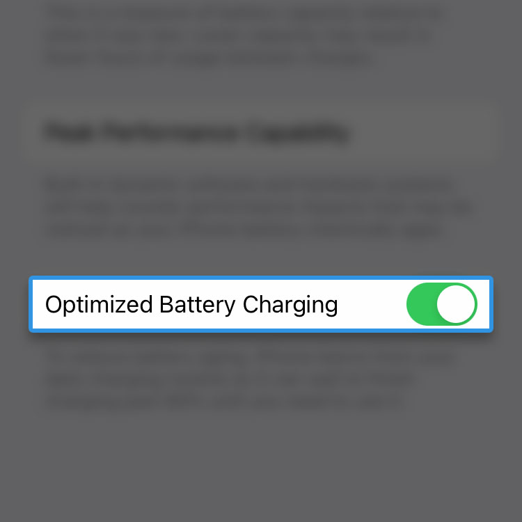 low power mode and battery health