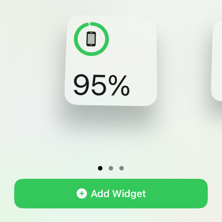 show battery percentage iphone se 3 7