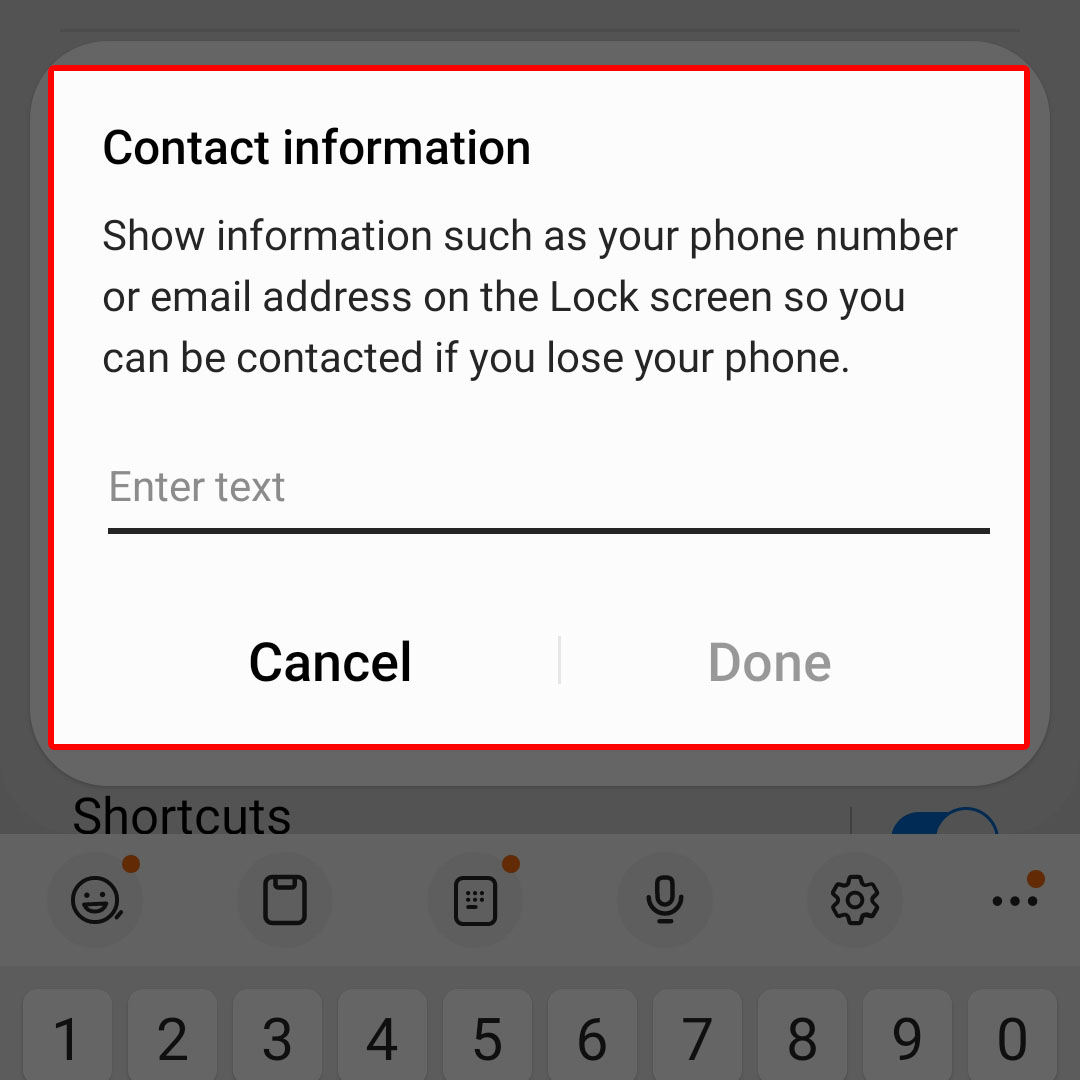 show contact info on lock screen galaxy z flip4 4