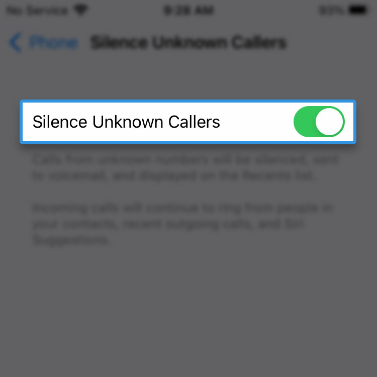How To Enable/Disable Silence Unknown Callers On iPhone SE 3
