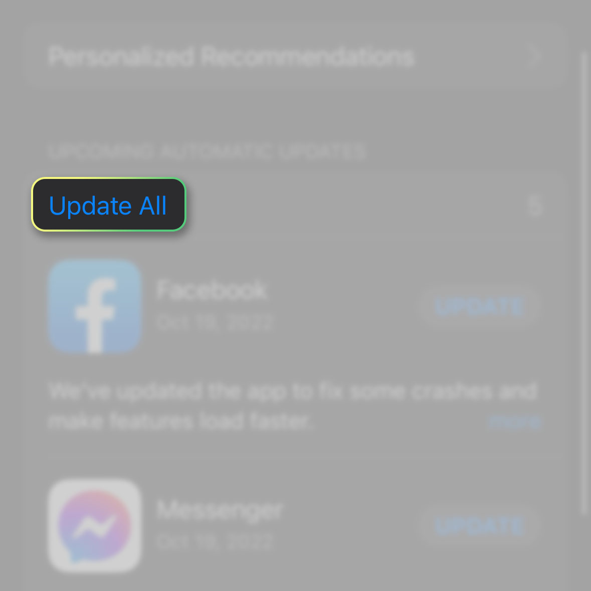 update apps iphone 14 pro 6