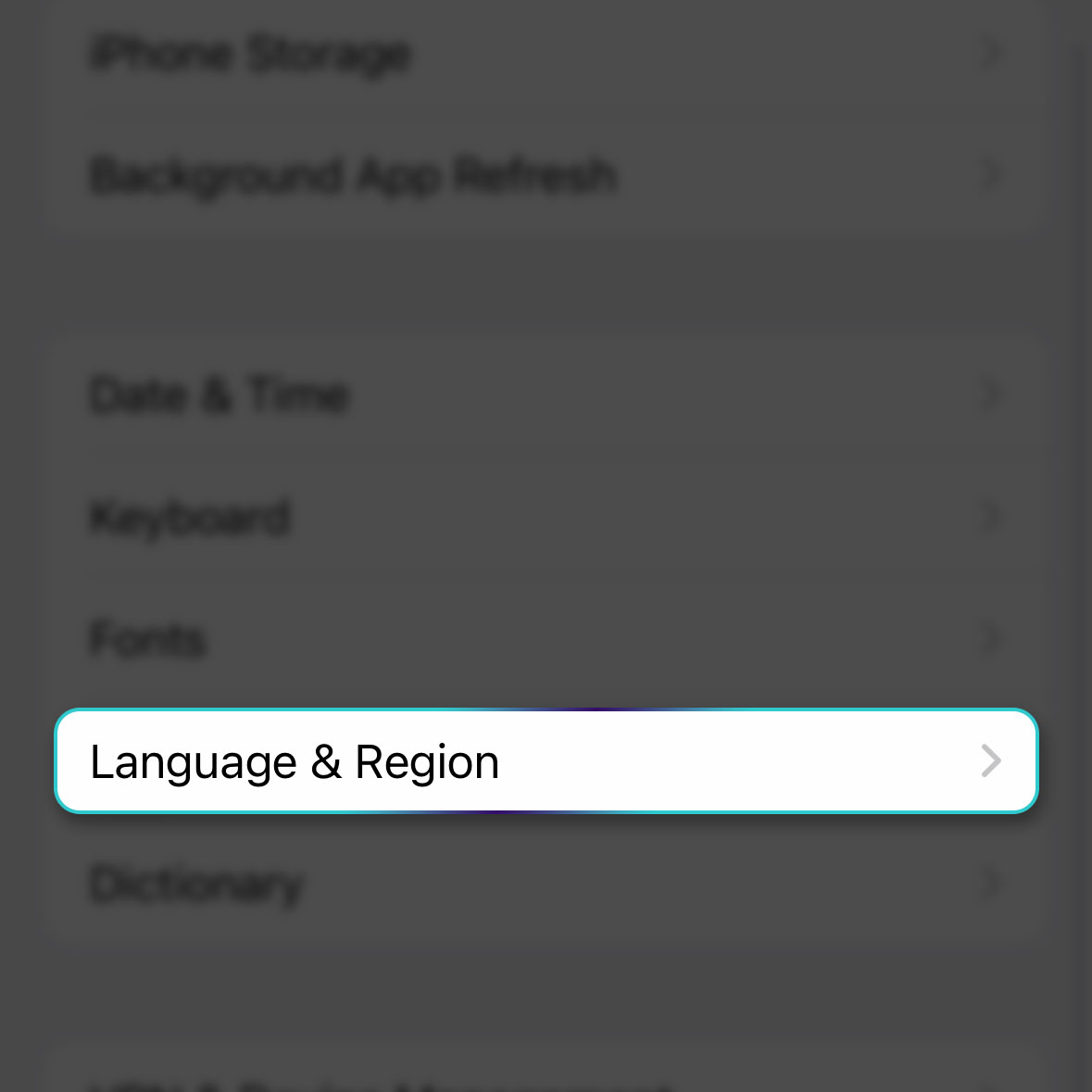 change language region iphone 14 pro 3