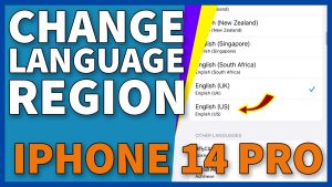 How To Change iPhone 14 Pro Language & Region