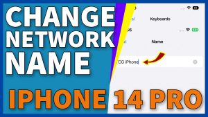 How To Change The Network Name Of Your Apple iPhone 14 Pro